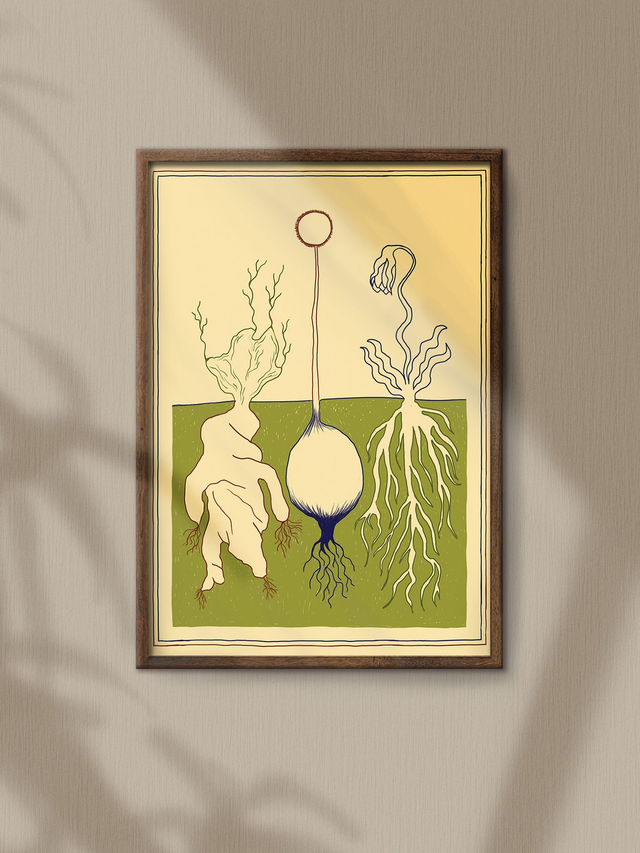 Root Vegetables // A4 print 