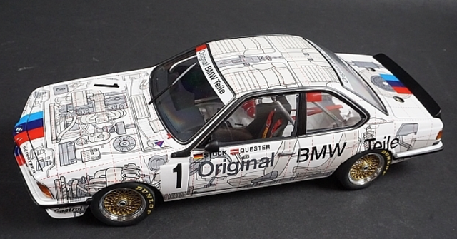 BMW 635 CSi Toren Wagen EM 1984 Quester/Stuck 1:18