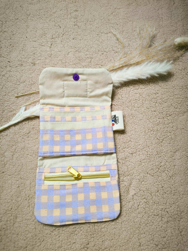 Porte monnaie en vichy