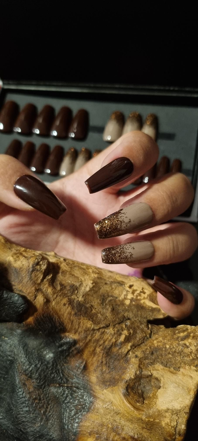 Baby bronze little coffin M