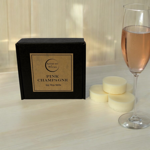 Pink Champagne Soy Wax Melts ~ 80g