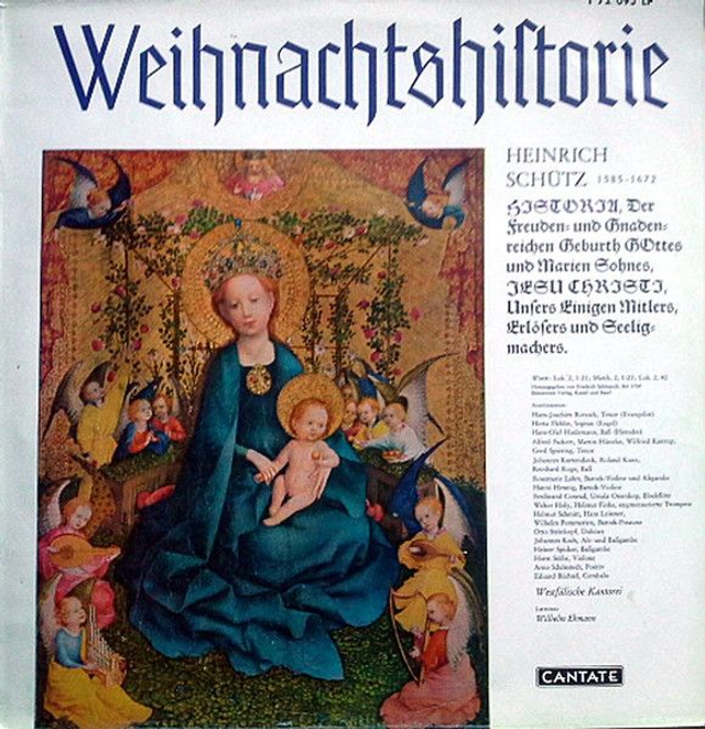Heinrich Schütz - Weihnachtshistorie LP Vinyl