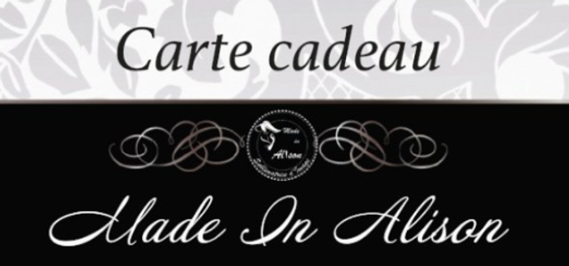 Carte Cadeau - Valable 1 an