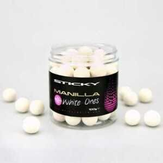 Sticky Baits Manilla White Ones Wafters 16mm