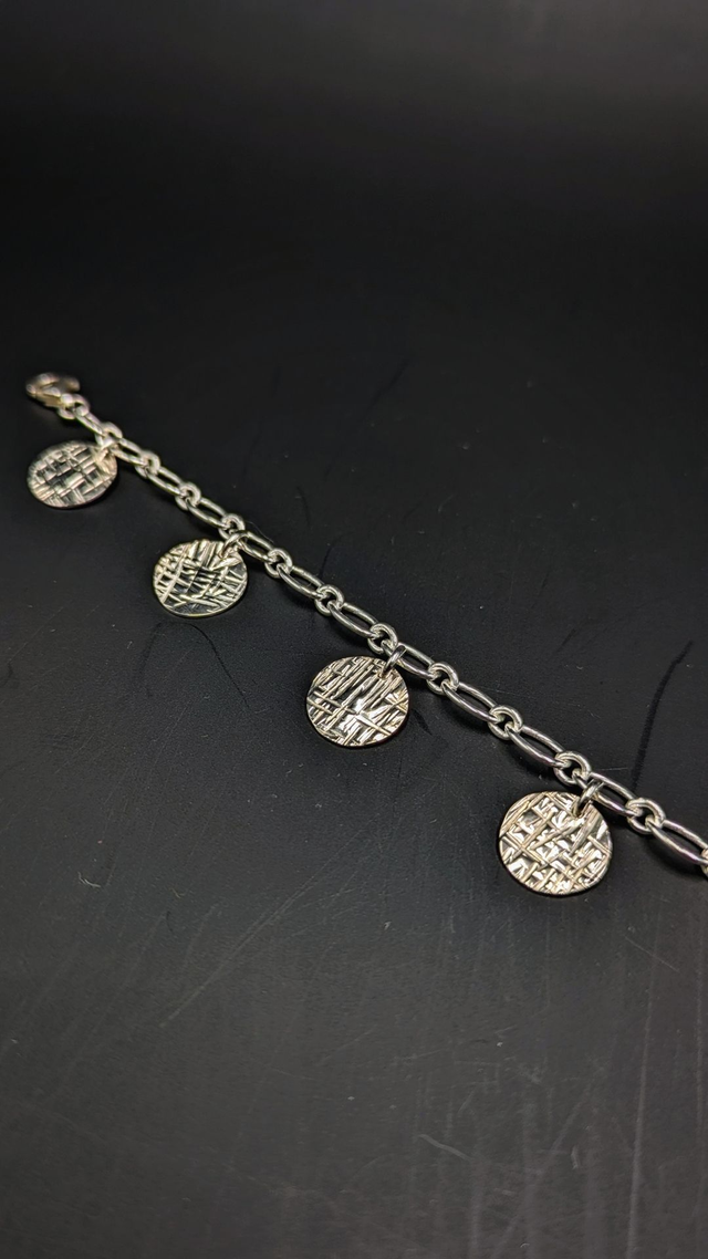 Bracelet Argent Martelé