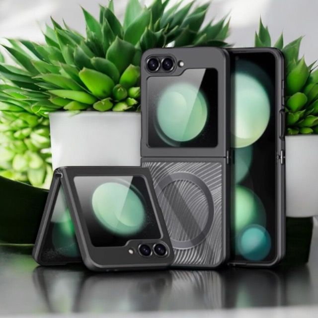 Coque de Protection Aimo Mag Dux Ducis pour Samsung Galaxy Z Flip 6 5G F741 Noir