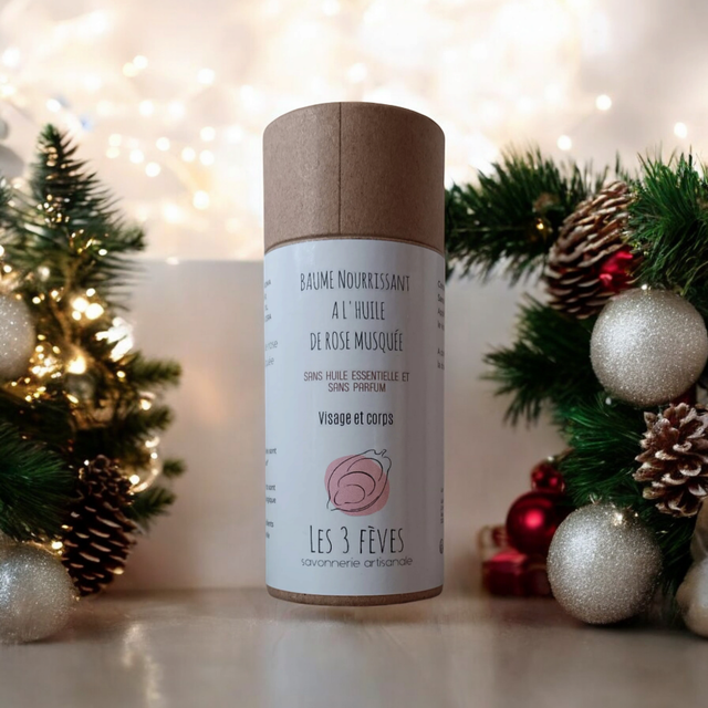 BAUME NOURRISANT A L&#039;HUILE DE ROSE MUSQUÉE