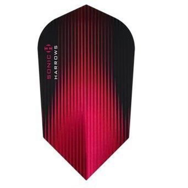 HARROWS SONIC SLIM RED FLIGHTS