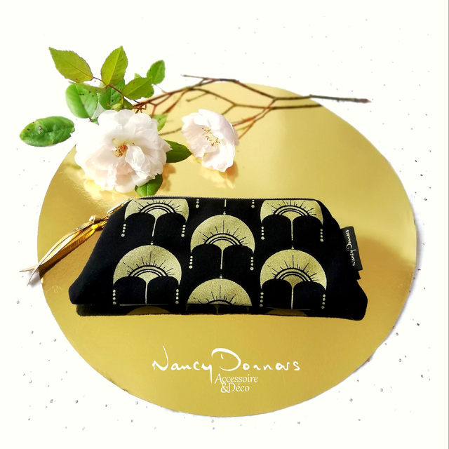 Trousse à stylo noir