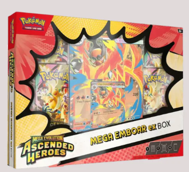 Pokemon Tcg Me02.5 Ex Box - Mega Emboar ex Box