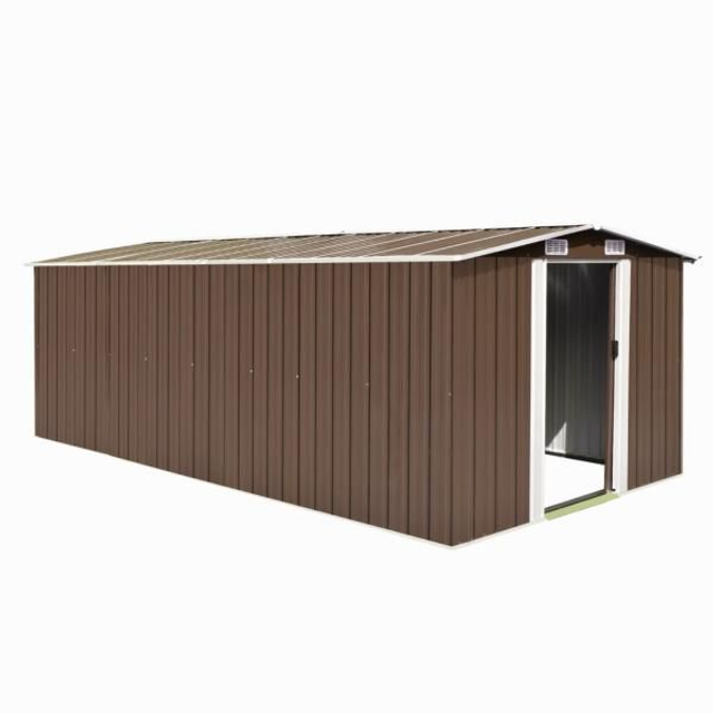 Galvanised Steel Shed - 16ft (257x489x181cm)