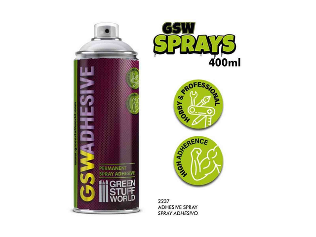 Spray colle adhésif 400 ml GSW 2237