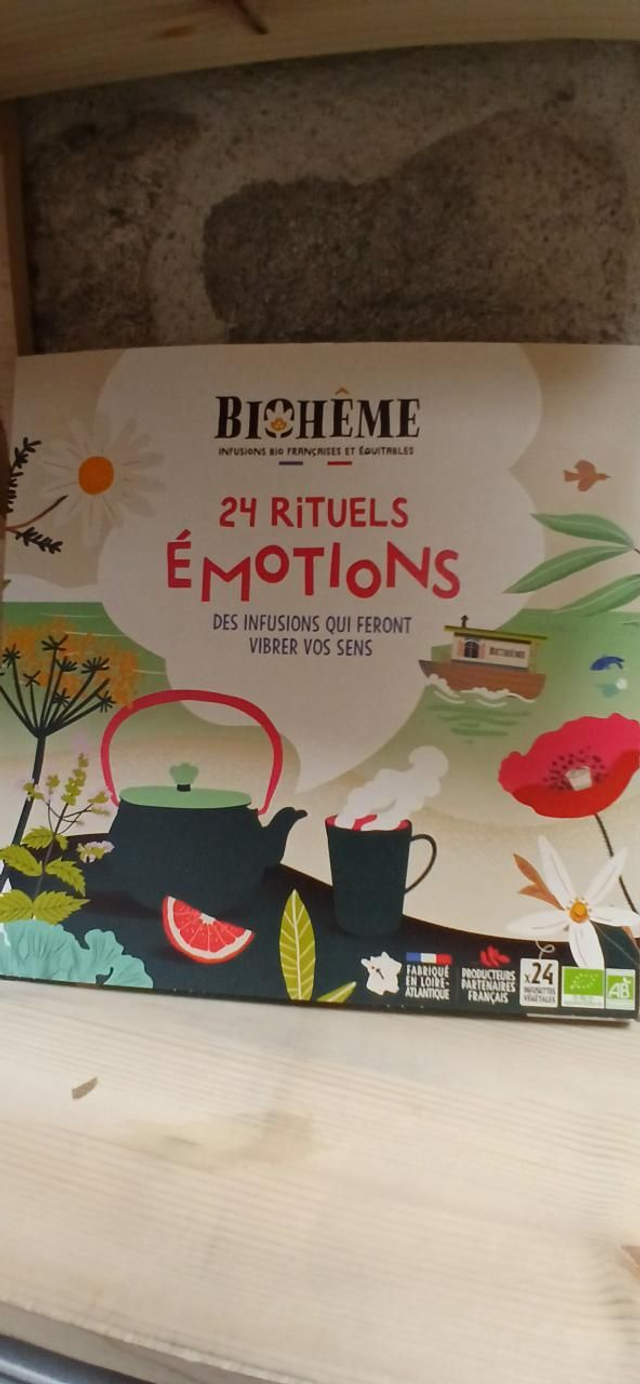 Calendrier de l Avent rituels émotions 24 infusions 