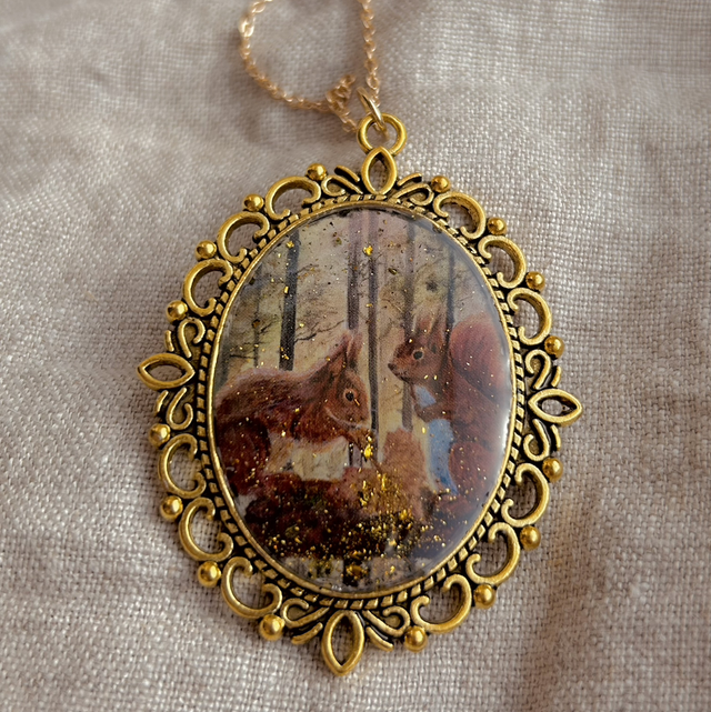 Squirrel Necklace