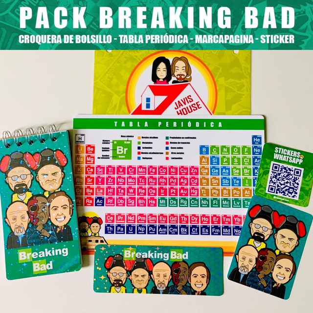 Pack Papeleria Breaking Bad