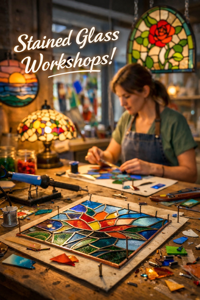Stained  glass class  on 22.02.2026 Sunday