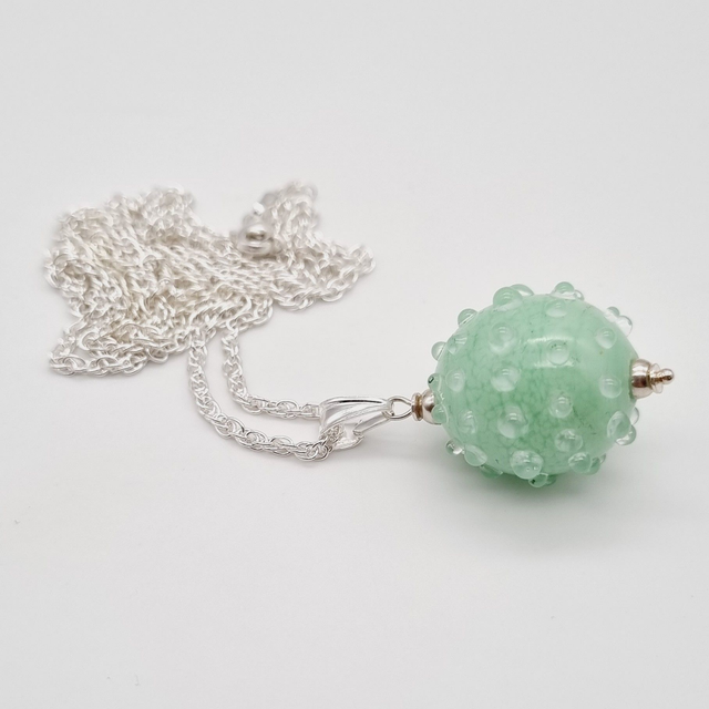 Pendentif Boule verte