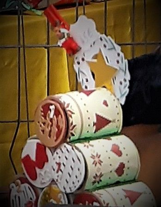 Calendrier de l'Avent - sapin version triangulaire