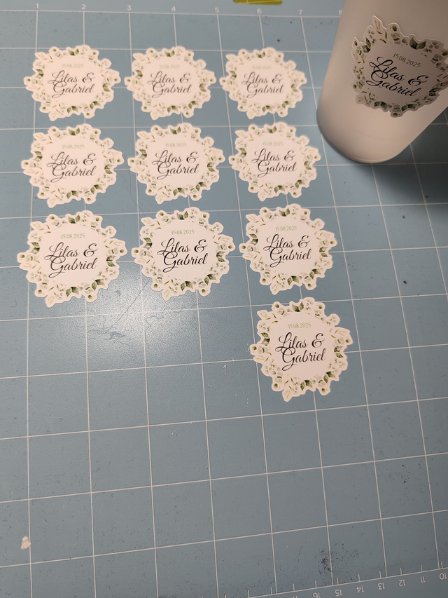 Planche étiquette personnalisée 