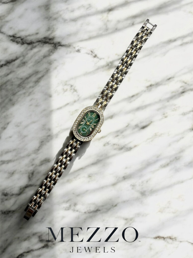 ~Niriida~ Γυναικείο Δίχρωμο Ρολόι 