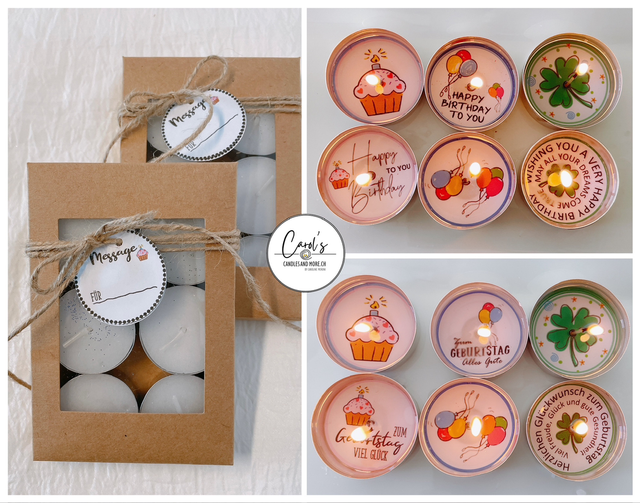 6er Geschenkbox - Geburtstag  / Happy Birthday