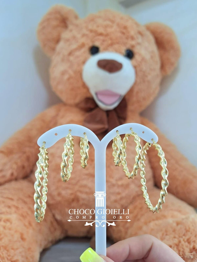 Cerchi intrecciati - Argento 925