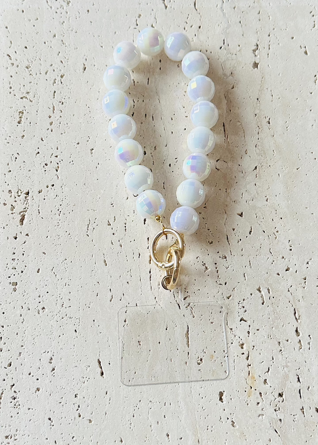 Discobal Telefoonkoort wit