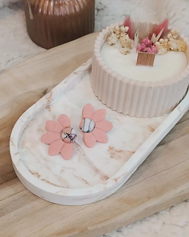 Boucles d&#039;oreilles en argile polymère