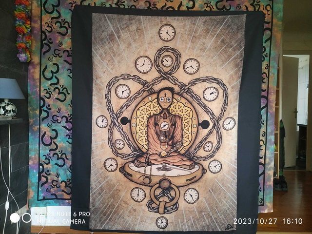 &quot;Time Buddha&quot; Tenture