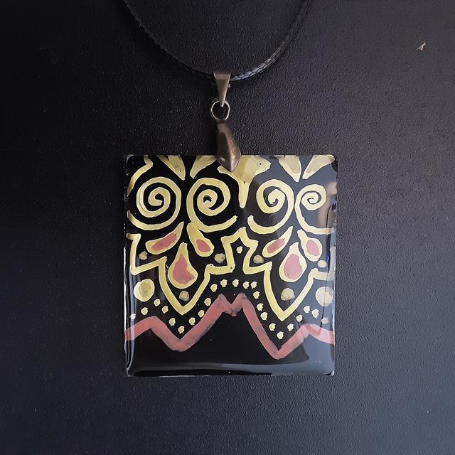 Pendentif grand carré collection Breizh