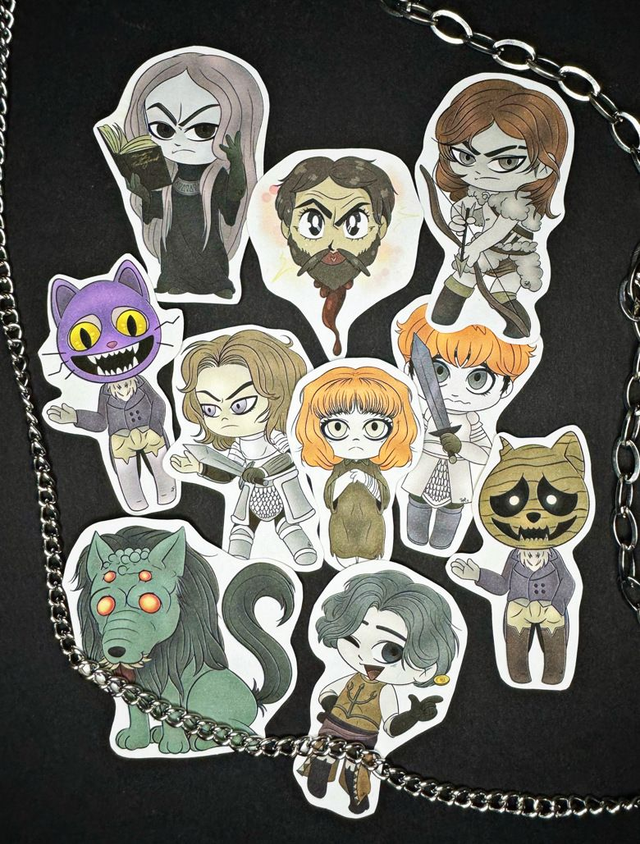 Fear and Hunger stickers n.1