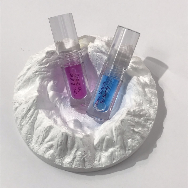 Plump Love Ember Lip Gloss In Pink And Blue