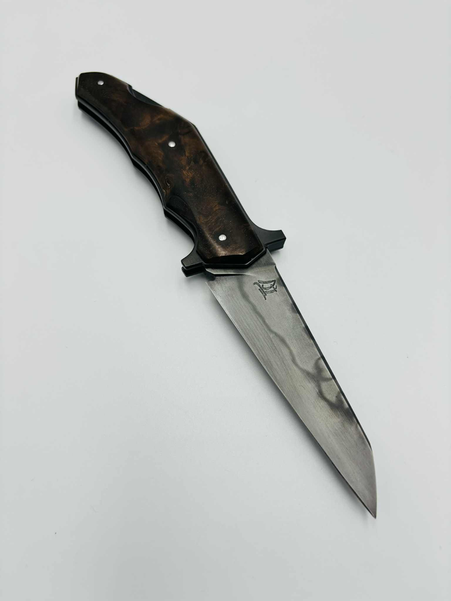 West Side Breizh&#039;Story, pompe arrière, loupe de noyer stabilisée Novawood