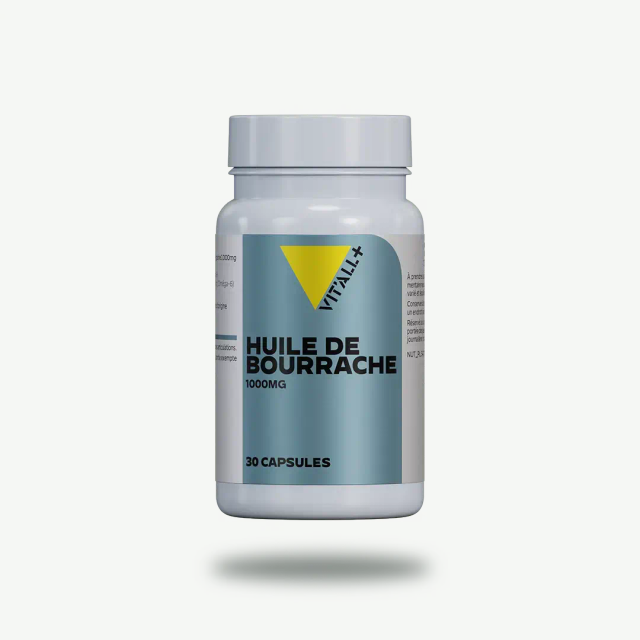 Huile de Bourrache 1000mg | Articulations &amp; Omegas | VITALL+