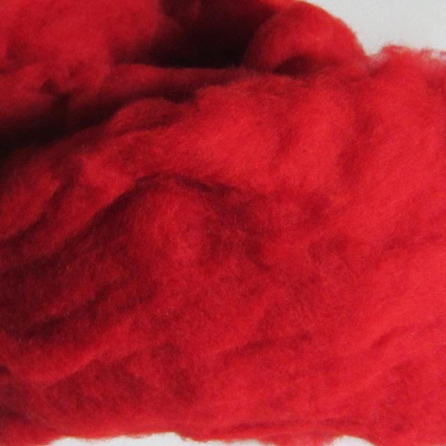 Lana cardata - (A) CARMINNROT (50 gr.)