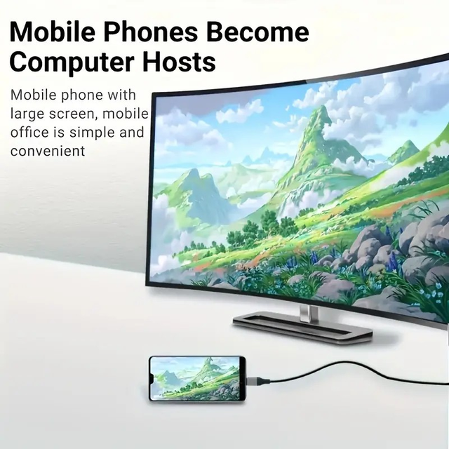 High-Quality 4K HDTV to Type-C USB 3.1 Adapter Cable