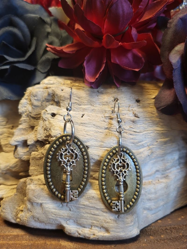Boucles d&#039;Oreilles &quot;Serrures des Ombres&quot;