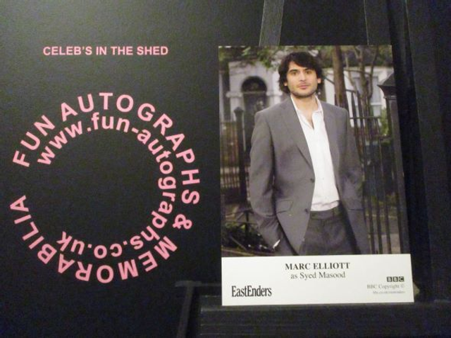 Marc Elliott (Syed Masood) Original EastEnders Cast Card (1)(SEE PIC)