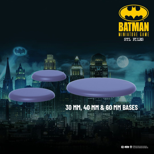 Miniature Printing Bases (Knight Models)