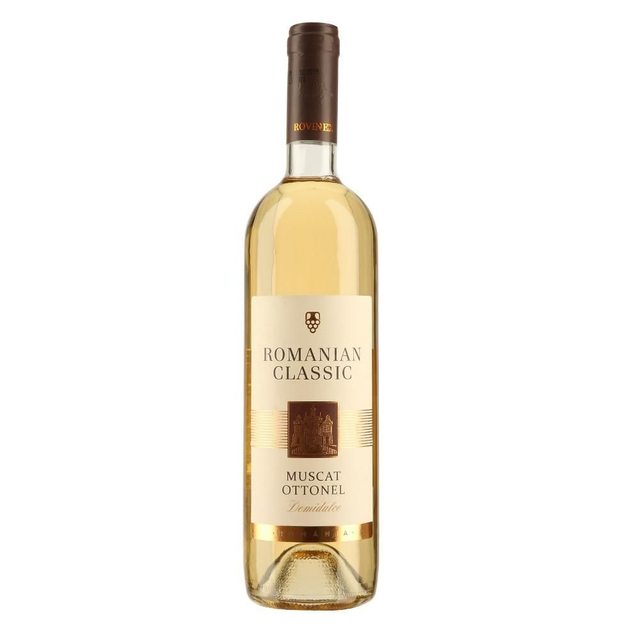 Rovinex Classic Weißwein Halbsüßer Muscat Ottonel -Vin alb demidulce 0,75l-12%