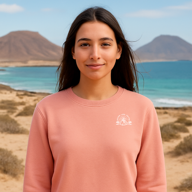 Sudadera volcán rosa