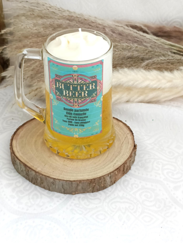 Bougie bière au beurre 