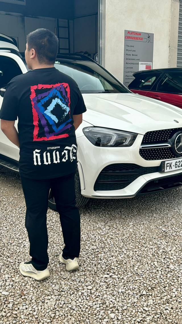 SWEAT CAPUCHE BLEU -  GRAPHIQUE COLLECTION