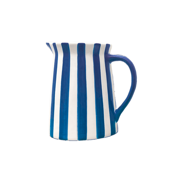 Pichet rayure mm bleu