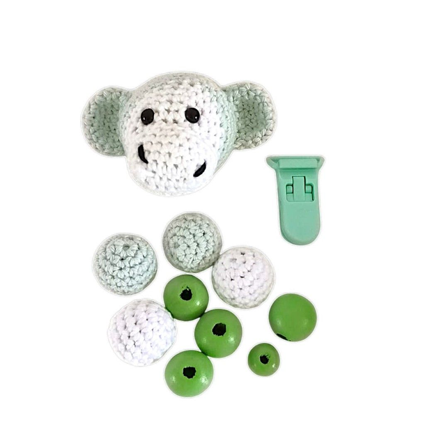 Attache-sucette singe à personnaliser