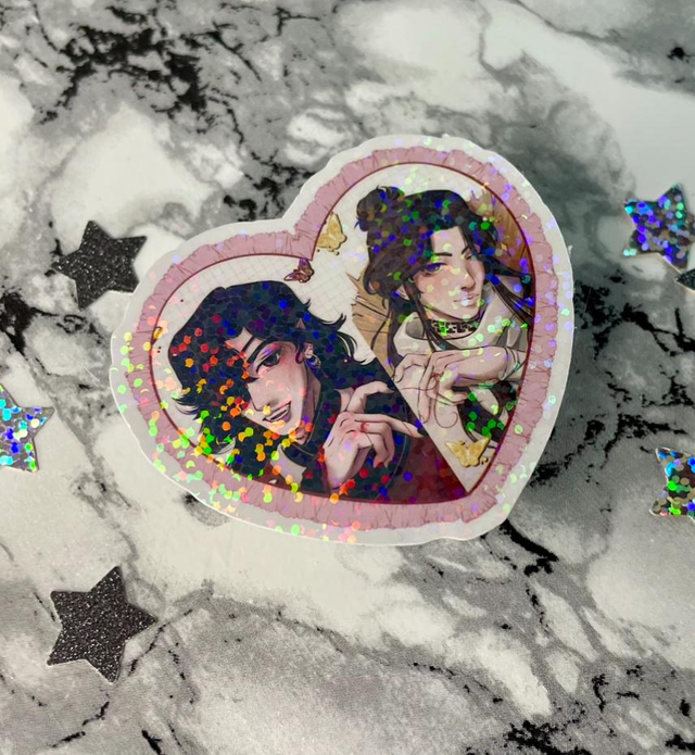 Hualian Heart Sticker