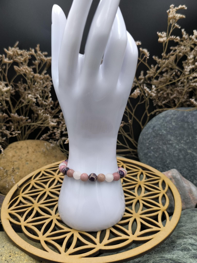 BP.041 Bracelet rhodonite 