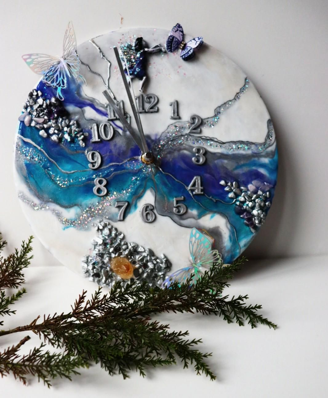 Fairy Resin Clock