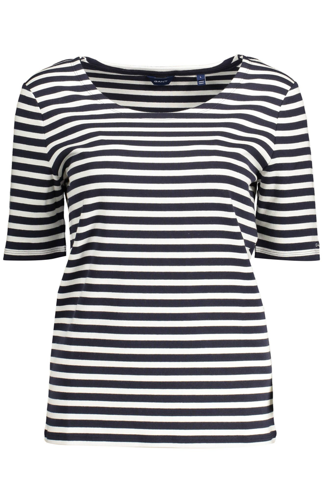 GANT T-SHIRT MANICHE CORTE DONNA BLU