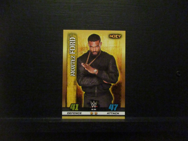 Montez Ford - NXT Slam Attax 10th Edition Original Trading Card #204
